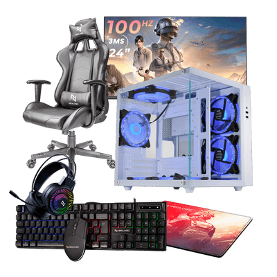 Pc Gamer Completo Ryzen 5 5600GT, 16GB 3200Mhz (Radeon Vega 7), SSD 480GB, 500W, Monitor 24" 100Hz, Neologic - NLI87577