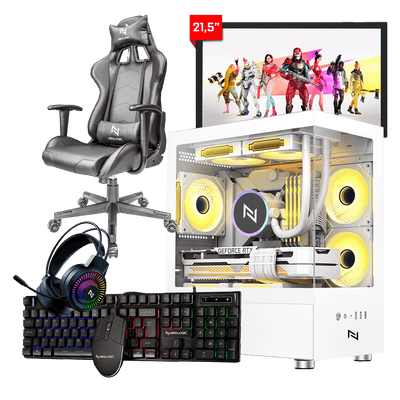 Pc Gamer Completo Ryzen 3 3200G, 16GB 3200Mhz, (Radeon Vega 8 Integrado), A520M, SSD 240GB, 500W, Cadeira, NLI89161