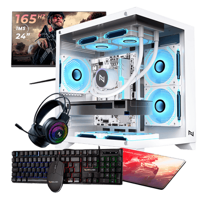Pc Gamer Completo Ryzen 5 5600GT, 16GB 3200Mhz, (Radeon Vega 7 Integrado), A520M DX, SSD 240GB, 500W, 3 fans, NLI89055