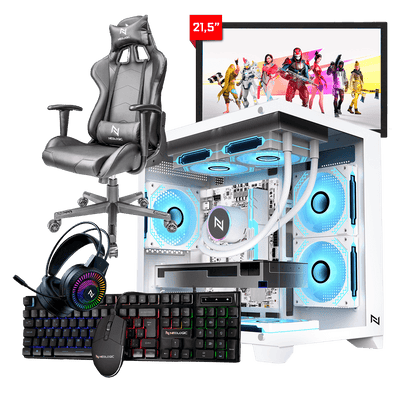 Pc Gamer Completo Ryzen 3 3200G, 16GB 3200Mhz, (Radeon Vega 8 Integrado), A520M, SSD 240GB, 500W, Cadeira, NLI89160