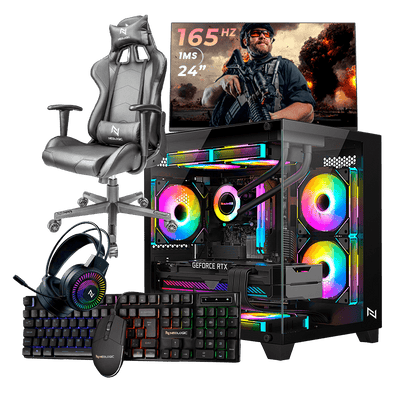 PC Gamer Completo Ryzen 5 5600GT, 16GB 3200Mhz, (Radeon Vega 7 Integrado), A520M DX, SSD 480GB, 500W, 3 fans, NLI89155