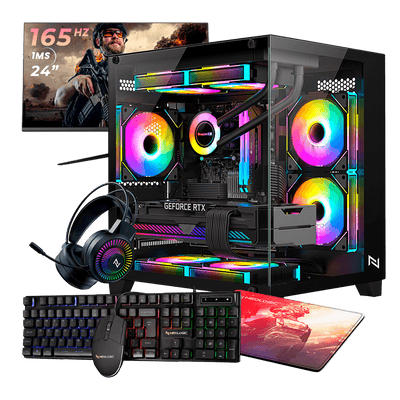 Pc Gamer Completo Ryzen 5 5600GT, 16GB 3200Mhz, (Radeon Vega 7 Integrado), A520M, SSD 480GB, 500W, 3 fans, NLI89023