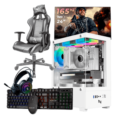 PC Gamer Completo Ryzen 5 5600GT, 16GB 3200Mhz, (Radeon Vega 7 Integrado), A520M DX, SSD 480GB, 500W, 3 fans, NLI89157