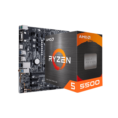 Kit Upgrade AMD Ryzen 5 5500, Placa Mãe A520M, Neologic - NLI84565