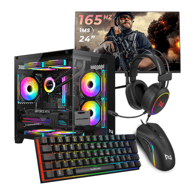 Pc Gamer Full Black Ryzen 5 5600GT, 16GB 3200Mhz, (Radeon Vega 7 Integrado), A520M, SSD 480GB, 500W 80 Plus, NLI89951