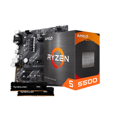 Kit Upgrade AMD Ryzen 5 5500 + A520M + 16GB DDR4 + RTX 5050 - NLI97072