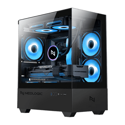 Pc Gamer Ryzen 5 5500, 16GB 3200Mhz, (RX 580 8GB), A520M, SSD 480GB, 500W 80 Plus, 3 fans RGB, Neologic - NLI90495