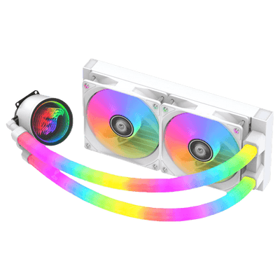 Water Cooler Gamer WAC5 Bifrost K-MEX 240mm Branco Iluminação ARGB  para Intel e Amd