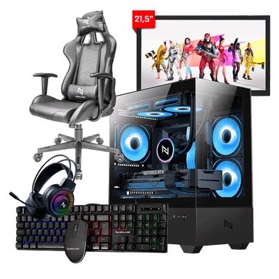 Pc Gamer Completo Ryzen 3 3200G, 16GB 3200Mhz, (Radeon Vega 8 Integrado), A520M, SSD 240GB, 500W, Cadeira, NLI89158