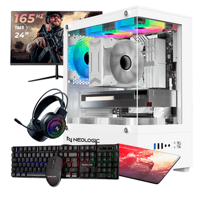 Pc Gamer Completo Ryzen 5 5600GT, 16GB 3200Mhz, (Radeon Vega 7 Integrado), A520M DX, SSD 240GB, 500W, 3 fans, NLI89089
