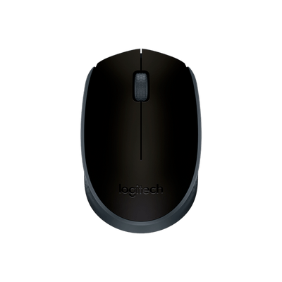 Mouse sem fio Logitech M170 com Design Ambidestro, Compacto, Conexão USB e Pilha Inclusa, Preto - 910-004940