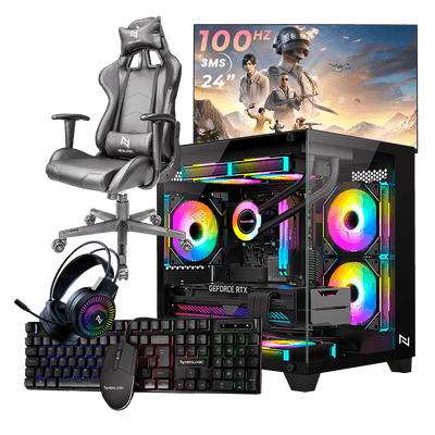 Pc Gamer Completo Ryzen 5 5600GT, 16GB 3200Mhz, (Radeon Vega 7 Integrado), A520M DX, SSD 480GB, 500W, 3 fans, NLI89167