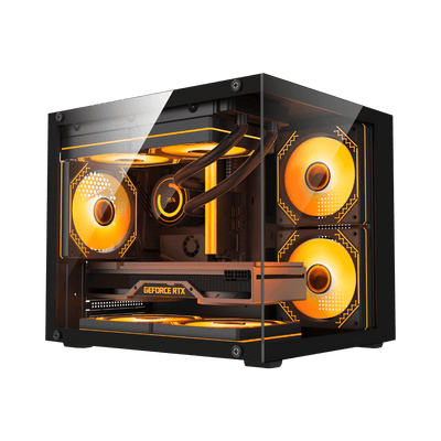 Pc Gamer Intel i3-12100F, 16GB 3200Mhz, (RX 580 8GB), H610, SSD 480GB, 500W 80 Plus, 3 fans RGB, Neologic - NLI97066